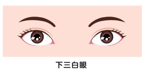 三白眼の画像